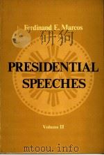 PRESIDENTIAL SPEECHES Volume Ⅱ   1978  PDF电子版封面     
