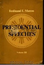PRESIDENTIAL SPEECHES Volume Ⅲ   1978  PDF电子版封面     