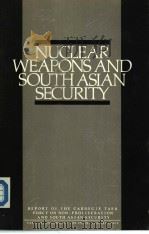NUCLEAR WEAPONS AND SOUTH ASIAN SECURITY   1988  PDF电子版封面  0870030167   