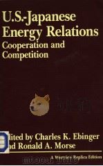 U·S·JAPANESE ENERGY RELATIONS   1984  PDF电子版封面  0865318336  K·EBINGER 