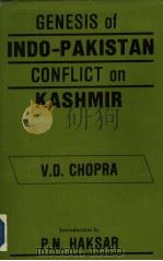 GENESIS OF INDO-PAKISTAN CONFLICT ON KASHMIR（1990 PDF版）