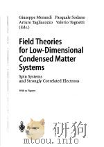 FIELD THEORIES FOR LOW-DIMENSIONAL CONDENSED MATTER SYSTEMS     PDF电子版封面  3540671773  GIUSEPPE MORANDI  PASQUALE SOD 