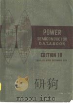 POWER SEMICONDUCTOR D.A.T.A.BOOK EDITION 10 OBSOLETE AFTER SEPTEMBER 1979     PDF电子版封面     