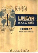 LINEAR INTEGRATED CIRCUIT D.A.T.A.BOOK EDITION 22 OBSOLETE AFTER JANUARY 1980     PDF电子版封面     
