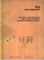 OEM COMPUTERS SBC 80/20 AND SBC 80/20-4 SINGLE BOARD COMPUTER HARDWARE REFERENCE MANUAL CHAPTER 1 IN     PDF电子版封面     
