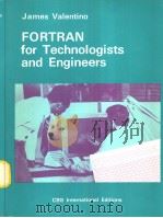 James Valentino FORTRAN for Technologists and Engineers     PDF电子版封面  0039107469   