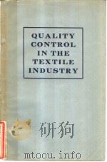 QUALITY CONTROL IN THE TEXTILE INDUSTRY     PDF电子版封面     