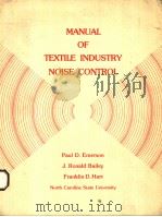 MANUAL OF TEXTILE INDUSTRY NOISE CONTROL（ PDF版）
