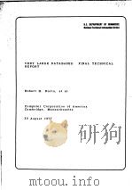 VERY LARGE DATABASES:FINAL TECHNICAL REPORT     PDF电子版封面     