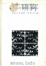 FINITE MATHEMATICS AND ITS APPLICATIONS RECTOR·ZWICK     PDF电子版封面  0395272068   