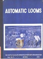 AUTOMATIC LOOMS     PDF电子版封面     