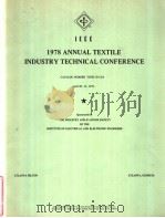 IEEE 1978 annual textile industry technical comference     PDF电子版封面     