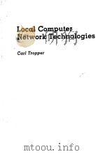 Local Computer Network Technologies     PDF电子版封面    Carl Tropper 