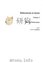 DISLOCATIONS IN SOLIDS VOLUME 3 MOVING DISLOCATIONS     PDF电子版封面  0720407567  F.R.N.NABARRO 