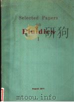 Selected Papers on Fludics  1     PDF电子版封面     
