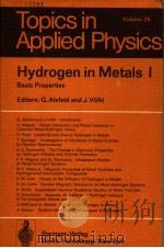 Topics in Applied Physics Volume 28     PDF电子版封面  0540087052  G.ALEFELD AND J.VOLKI 