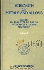 STRENGTH OF METALS AND ALLOYS  VOLUME 1（1985 PDF版）
