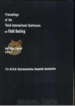 PROCEEDINGS OF THE THIRD INTERNATIONAL CONFERENCE ON FLUID SEALING   1967  PDF电子版封面     