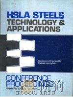 HSLA STEELS TECHNOLOGY & APPLICATIONS（ PDF版）