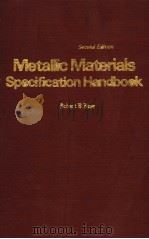 SECOND EDITION METALLIC MATERIALS SPECIFICATION HANDBOOK（ PDF版）