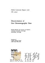 DECONVOLUTION OF GAS CHROMATOGRAPHIC DATA     PDF电子版封面     