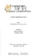 CHEMISTRY OF CARBON COMPOUNDS     PDF电子版封面     