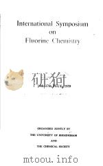 INTERNATIONAL SYMPOSIUM ON FLUORINE CHEMISTRY     PDF电子版封面     