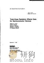 TOTAL-DOSE RADIATION EFFECTS DATA FOR SEMICONDUCTOR DEVICES     PDF电子版封面     