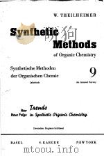 SYNTHETIC METHODS OF ORGANIC CHEMISTRY VOL 9     PDF电子版封面    W.THEILHEIMER 