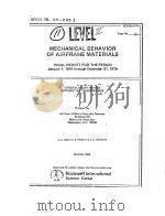 LEVEL MECHANICAL BEHAVIOR OF AIRFRAME MATERIALS（ PDF版）