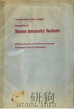 STRESS INTENSITY FACTORS     PDF电子版封面    D·P·ROOKE 