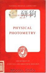 PHYSICAL PHOTOMETRY     PDF电子版封面    B·H·CRAWFORD 