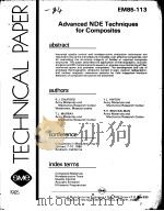ADVANCED NDE TECHNIQUES FOR COMPOSITES（ PDF版）