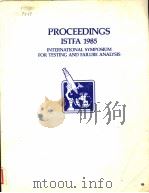 PROCEEDINGS ISTFA 1985     PDF电子版封面     