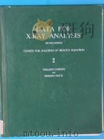 DATA FOR X-RAY ANALYSIS SECOND EDITION VOLUME Ⅱ   1953  PDF电子版封面     