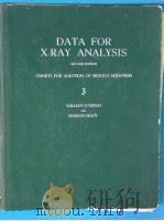 DATA FOR X-RAY ANALYSIS SECOND EDITION VOLUME Ⅲ   1953  PDF电子版封面     