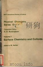 PHYSICAL CHEMISTRY SERIES ONE VOLUME 7     PDF电子版封面    A·D·BUCKINGHAM 