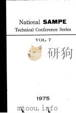 NATIONAL SAMPE TECHNICAL CONFERENCE SERIES VOLUME 7     PDF电子版封面     