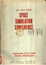 IES·AIAA·ASTM SPACE SIMULATION CONFERENCE     PDF电子版封面     