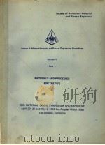SCIENCE OF ADVANCED MATERIALS AND PROCESS ENGINEERING PROCEEDINGS VOLUME 15 PART 3  MATERIALS AND PR     PDF电子版封面     
