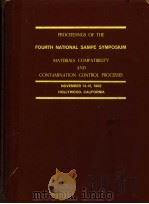 PROCEEDINGS OF THE FOURTH NATIONAL SAMPE SYMPOSIUM     PDF电子版封面     
