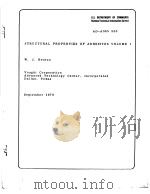 STRUCTURAL PROPERTIES OF ADHESIVES VOLUME Ⅰ     PDF电子版封面    W.J.RENTON 