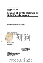 EROSION OF BRITTIE MATERIALS BY SOLID PARTICLE IMPACT     PDF电子版封面    B.J.HOCKEY  S.M.WIEDERHORN  H. 