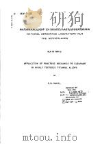 NATIONAALLUCHT-EN RUIMTEVAARTLABCRATORIUM     PDF电子版封面    R.J.H.WANHILL 