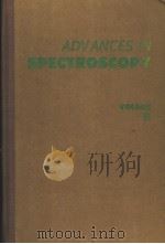 ADVANCES IN SPECTROSCOPY   1961  PDF电子版封面    H.W.THOMPSON 