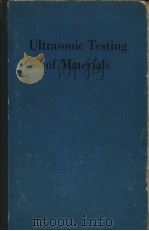 ULTRASONIC TESTING OF MATERIALS（ PDF版）