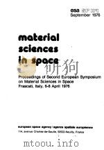 MATERIAL SCIENCES IN SPACE     PDF电子版封面     
