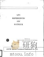 1960 REFERENCES ON FATIGUE     PDF电子版封面     