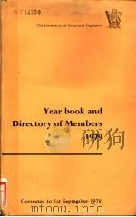YEAR BOOK AND DIRECTORY OF MEMBERS 1979（ PDF版）