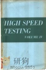 HIGH SPEED TESTING VOLUME Ⅳ     PDF电子版封面     